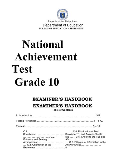 2023 NAT G10 Examiner's Handbook 05.16.2023 .